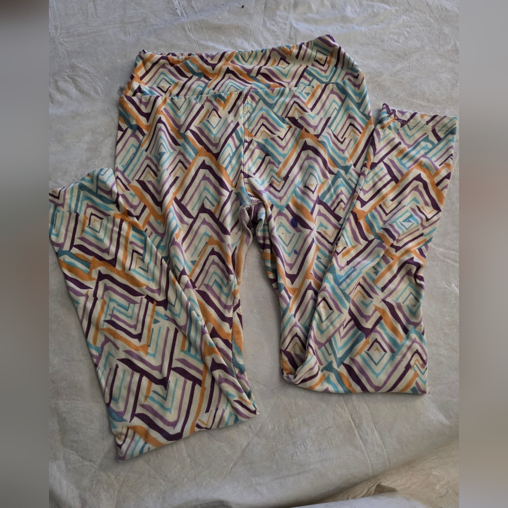 LuLaRoe Multicolor Geometric Leggings